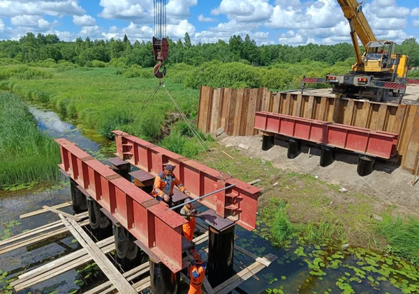 Устройство
временных мостов